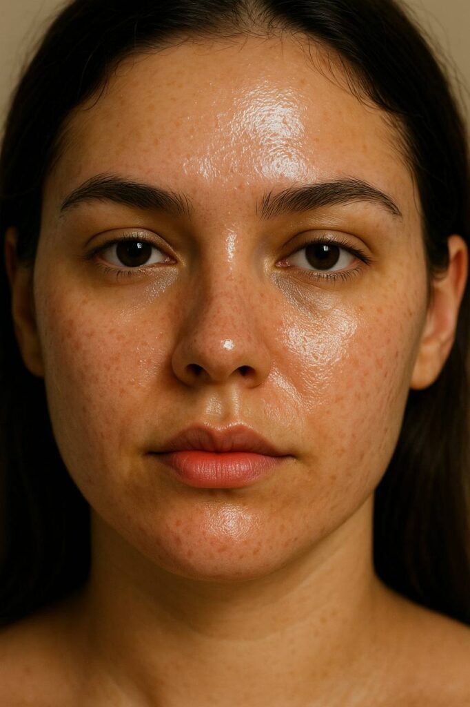 پوست مختلط با چربی کنترل شده پوست مختلط با چربی کنترل شده