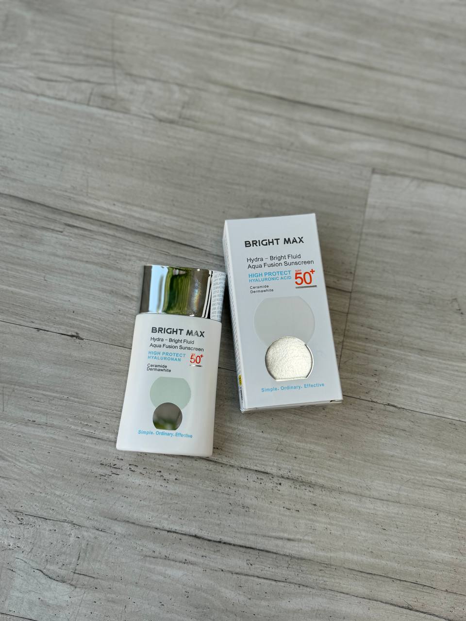 کرم ضدآفتاب BRIGHT MAX با SPF 50 و هیالورونیک اسید کرم ضدآفتاب BRIGHT MAX با SPF 50 و هیالورونیک اسید