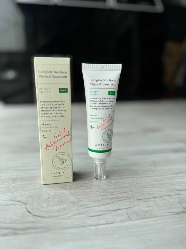 ضد آفتاب فیزیکی AXIS-Y Complete No-Stress SPF 50+ نسخه 3 حجم ۵۰ میلی‌لیتر