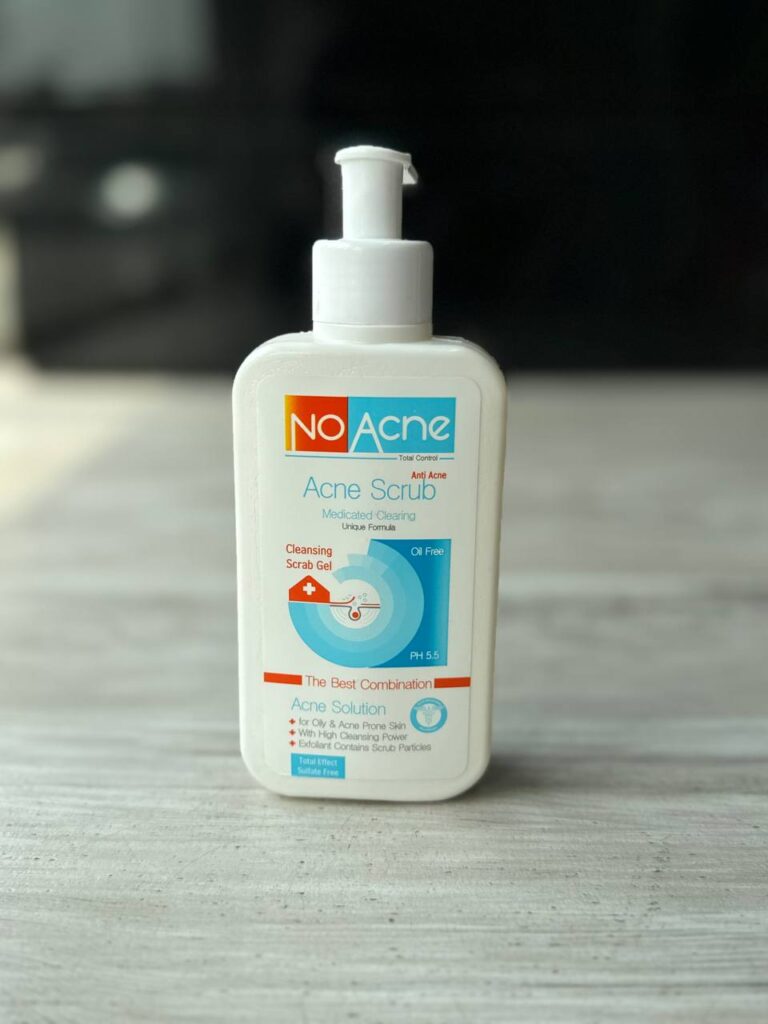 ژل اسکراب ضد جوش No Acne مخصوص پوست چرب و مستعد آکنه