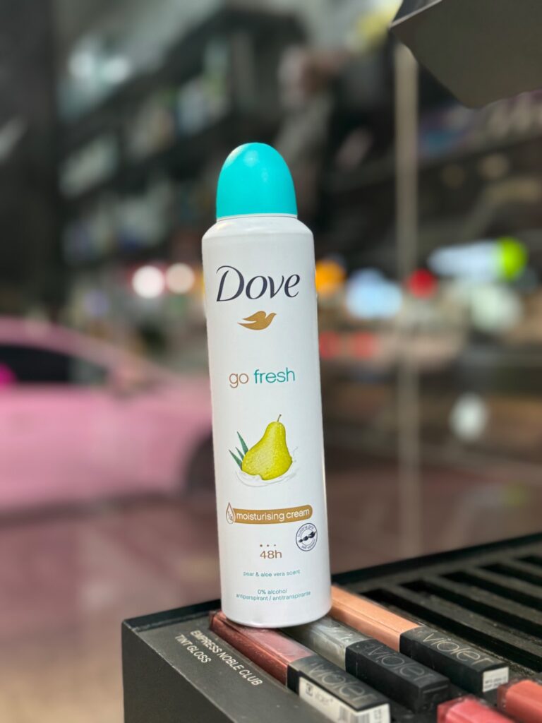 اسپری ضد تعریق داو مدل Go Fresh رایحه گلابی و آلوئه ورا