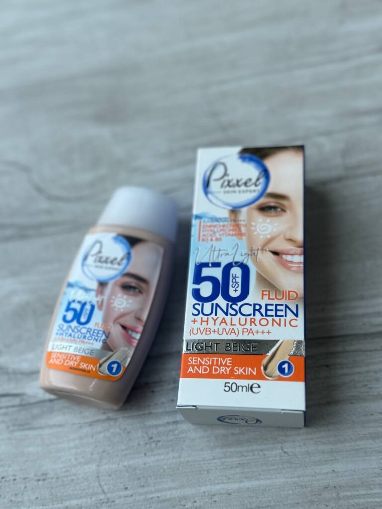 کرم ضد آفتاب مایع پیکسل مدل Ultra Light SPF50 رنگ بژ روشن
