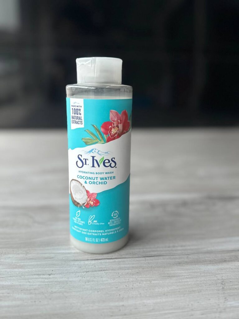ژل دوش St. Ives عطر نارگیل و ارکیده حجم ۴۷۳ میلی‌لیتر