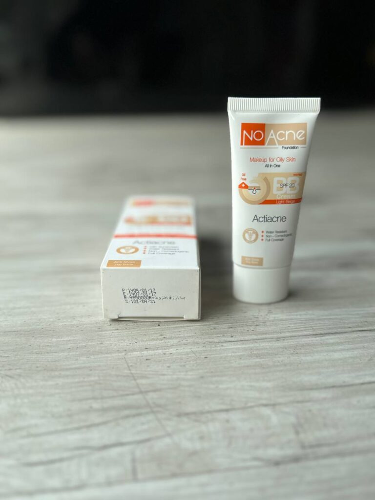 کرم بی‌بی Actiacne No Acne ضد جوش SPF 20 بژ روشن