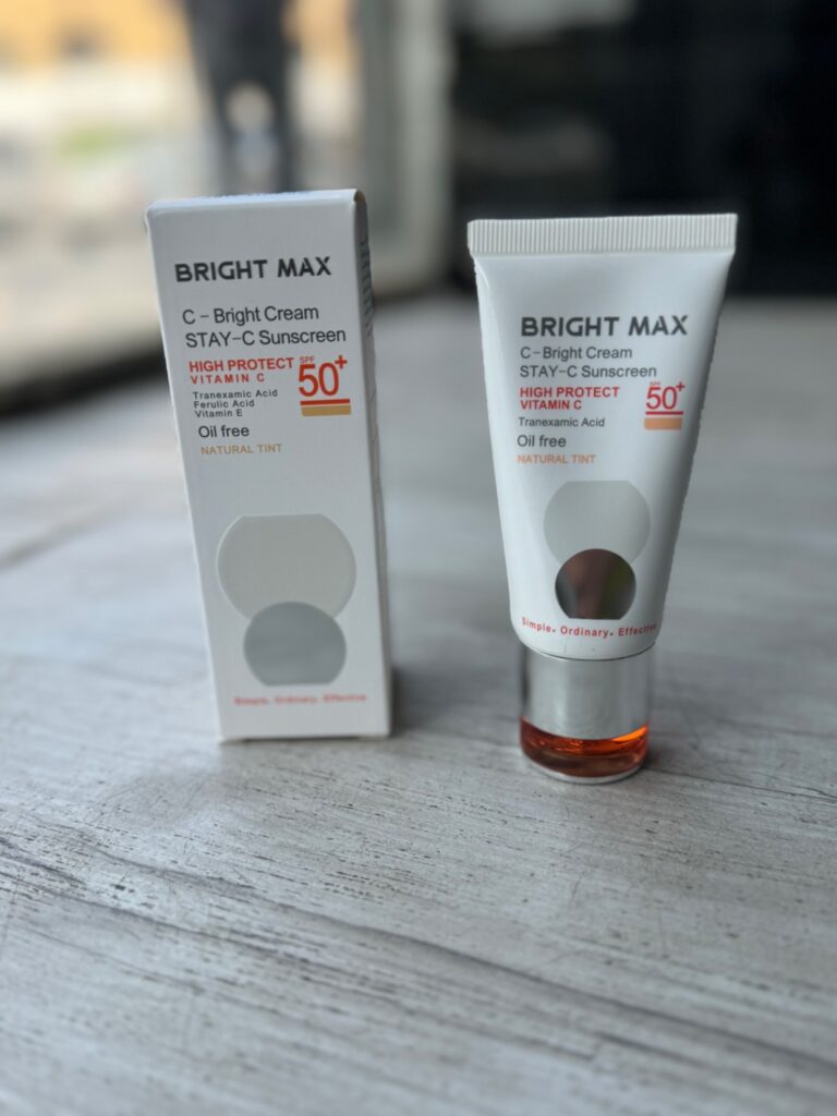 کرم ضد آفتاب روشن کننده BRIGHT MAX مدل C-Bright SPF 50+